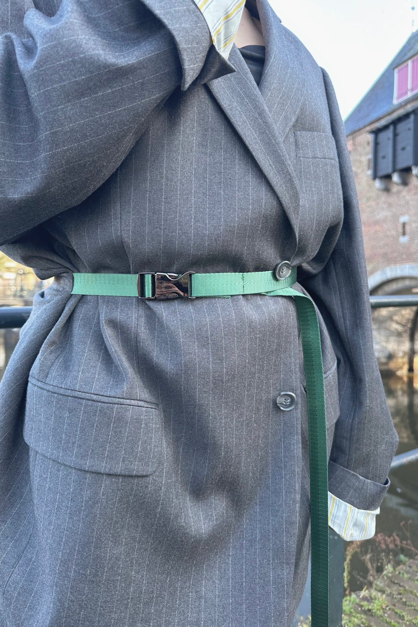 Vintage Blazer Stripe Belt
