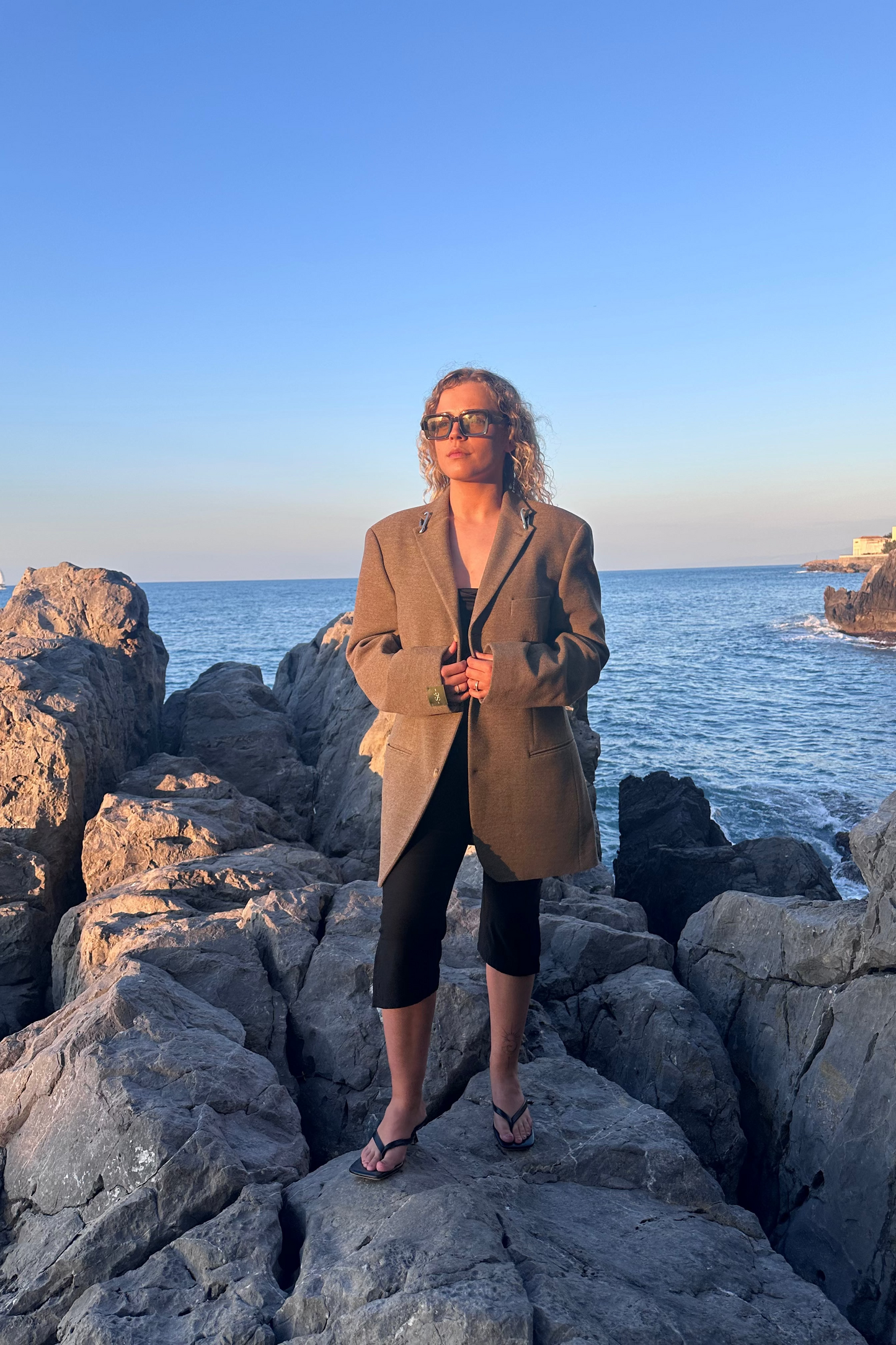 Vintage blazer light brown