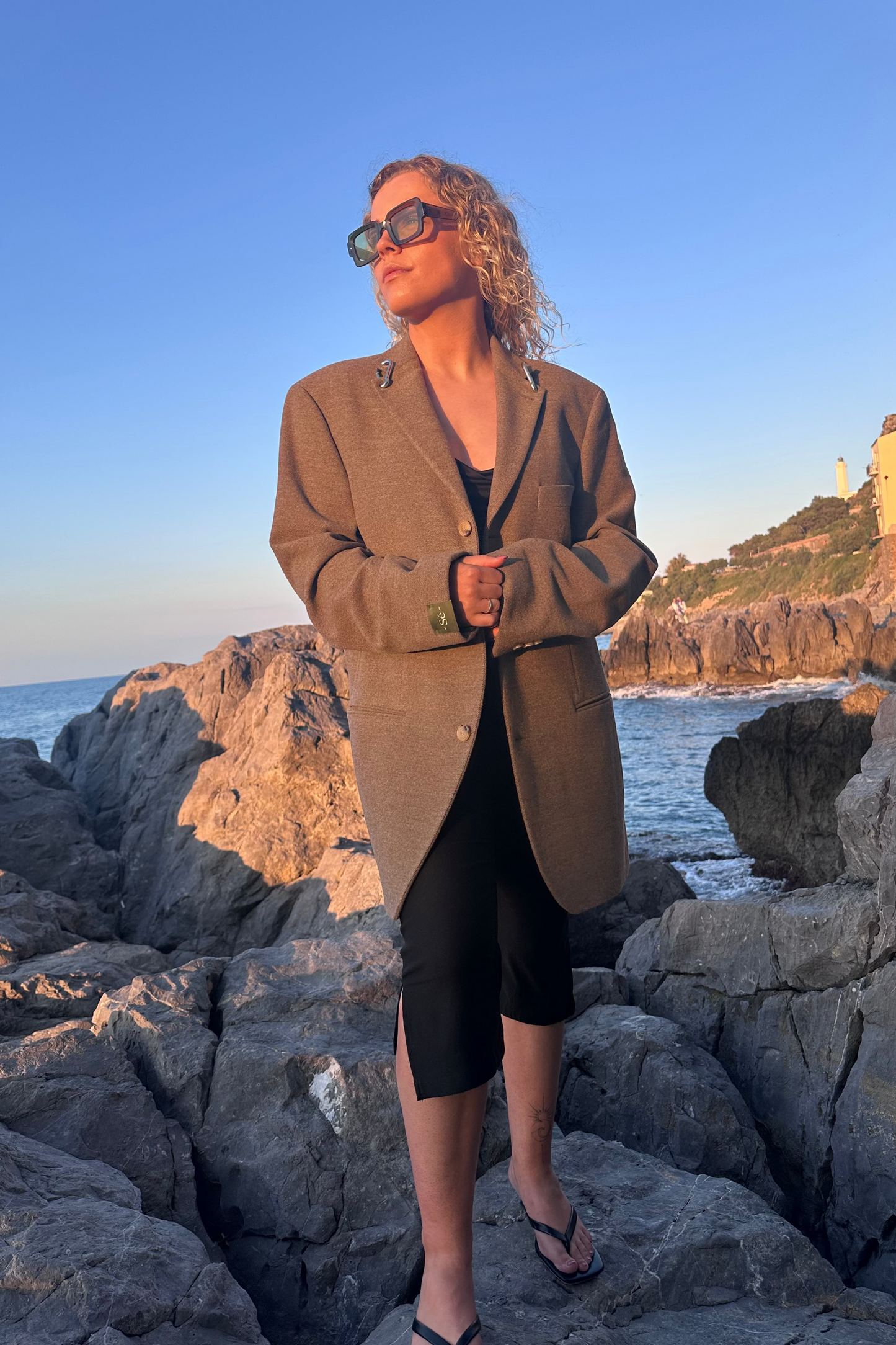 Vintage blazer light brown