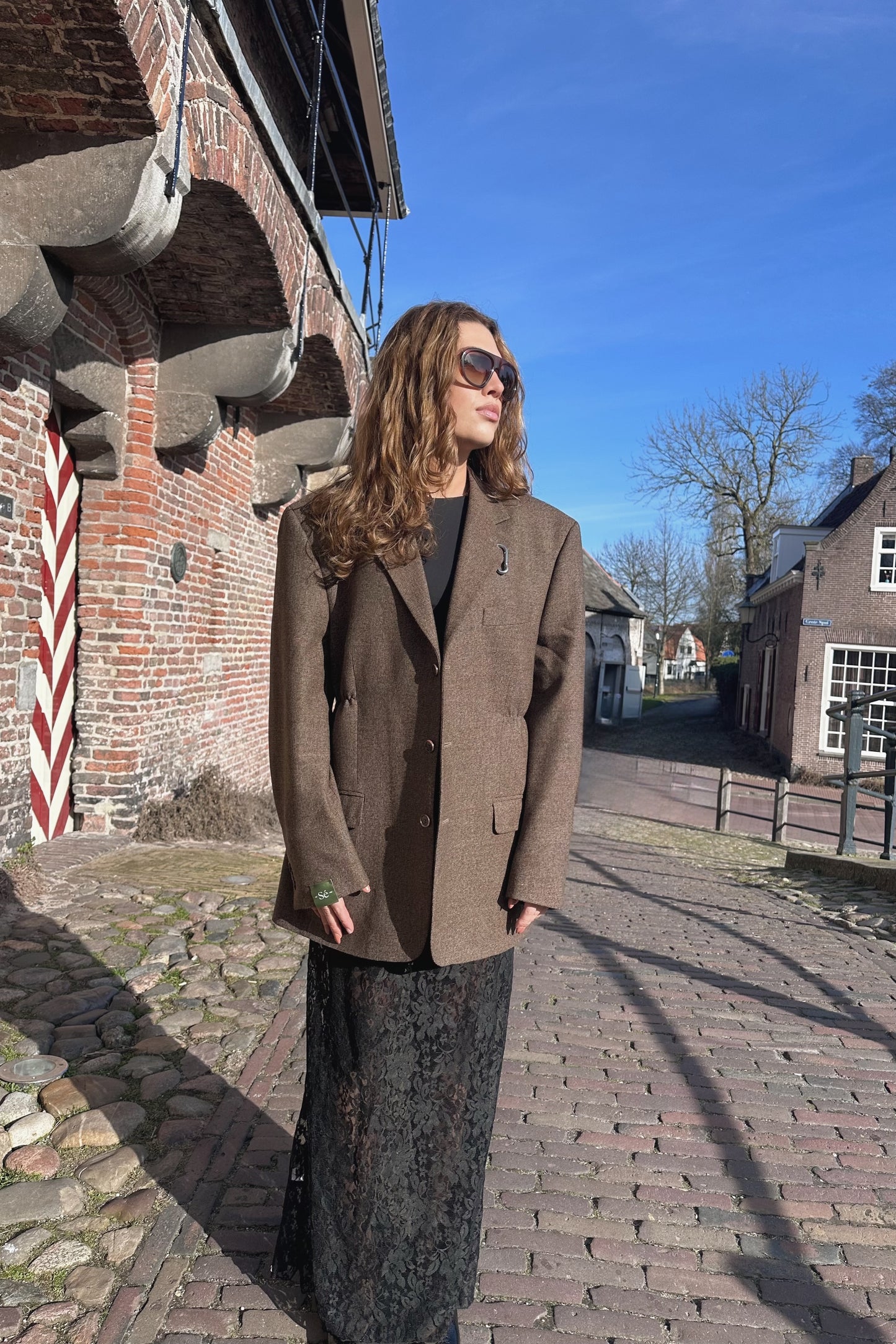 Vintage Blazer Brown Carabiner