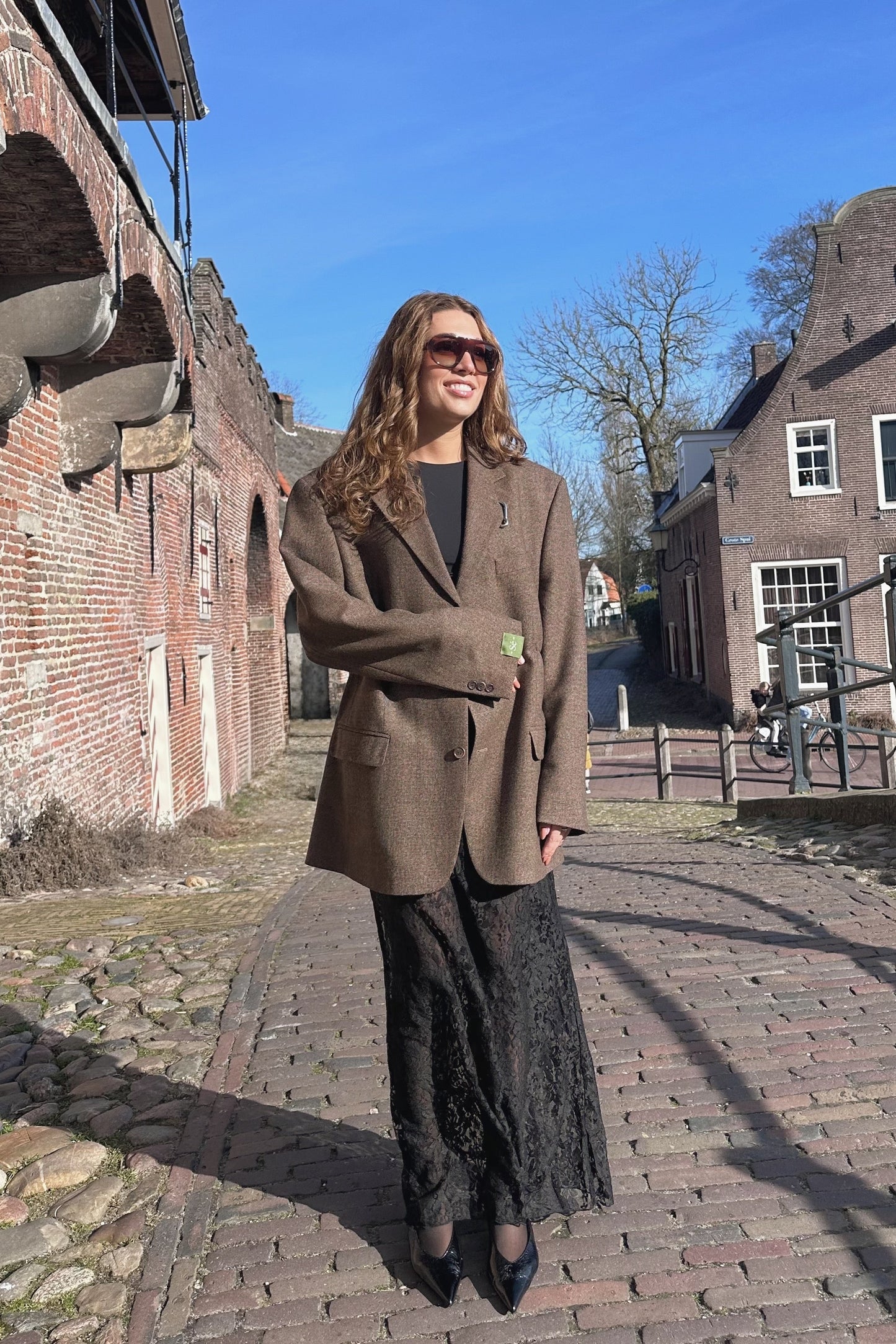 Vintage Blazer Brown Carabiner