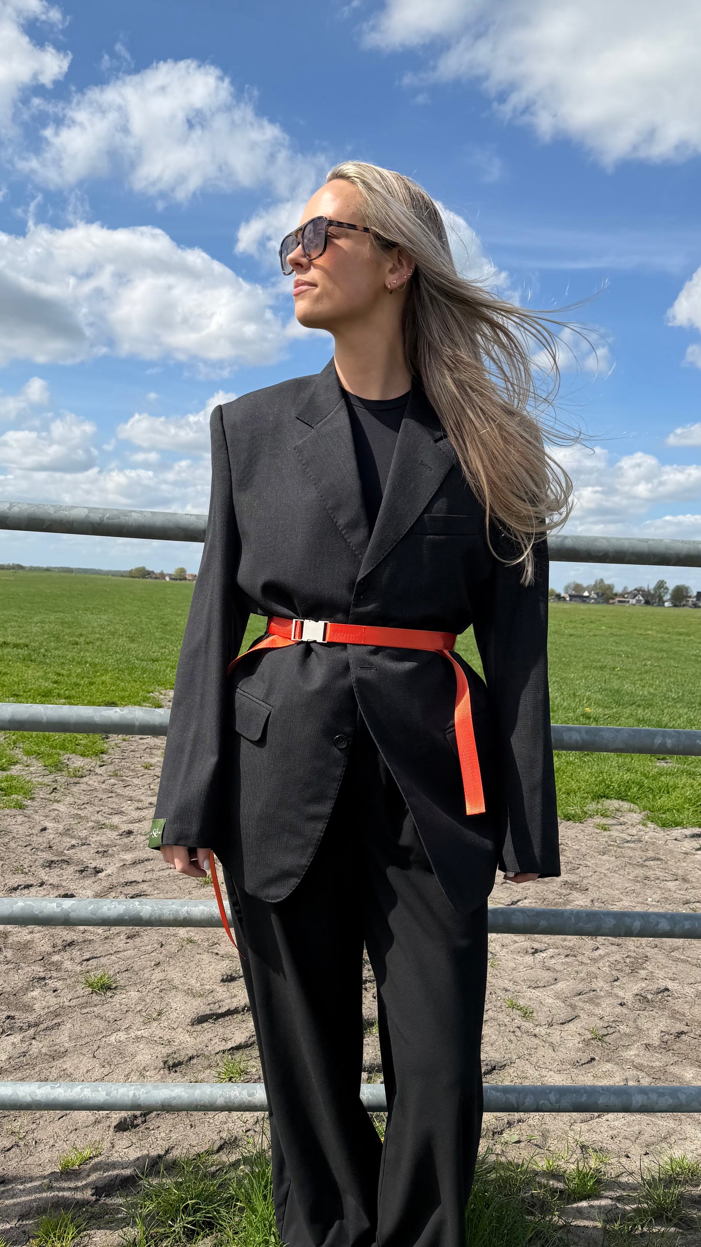 Vintage Blazer belt Black