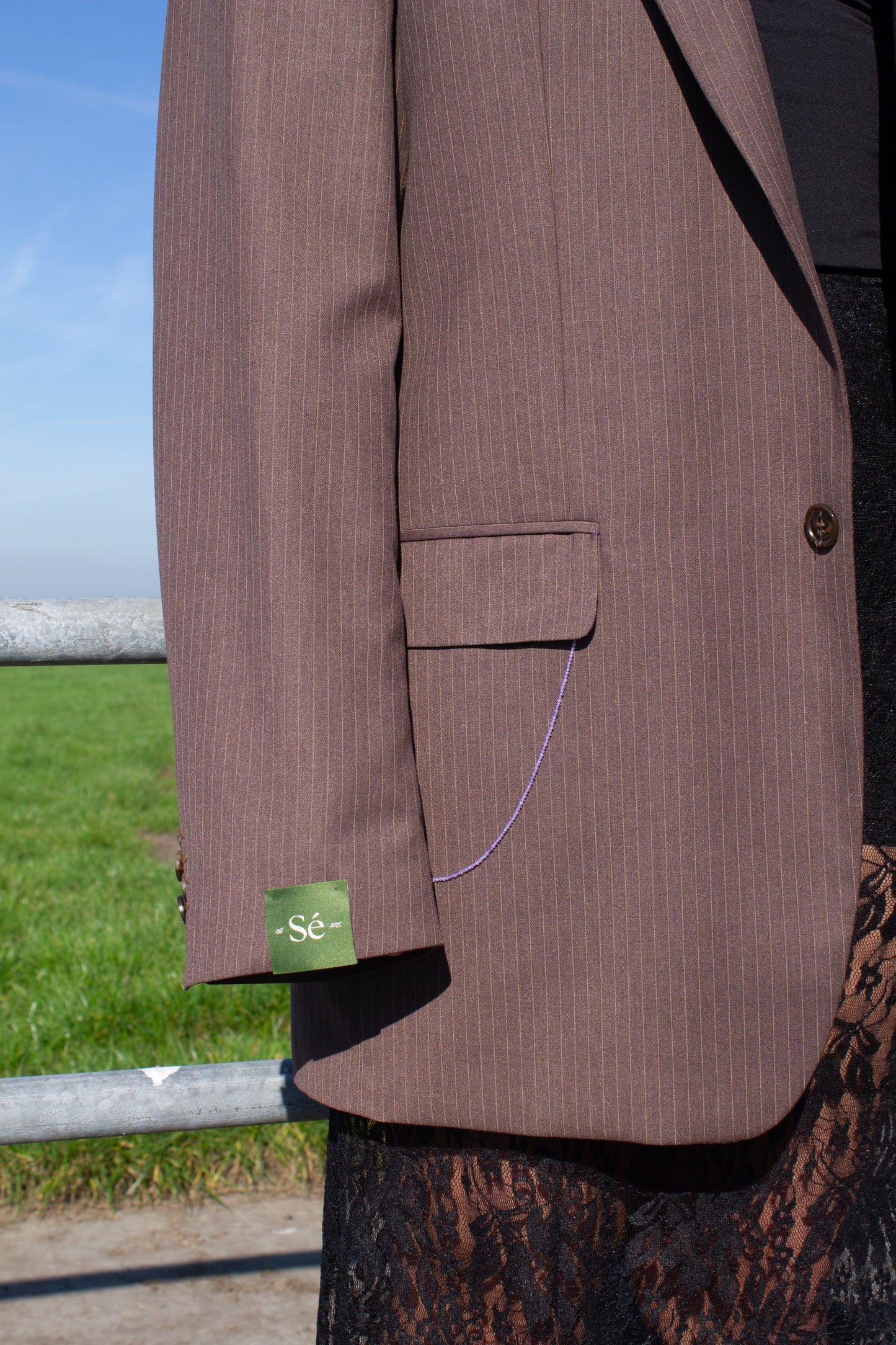 Vintage Blazer Pinstripe