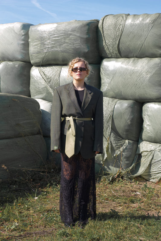 Vintage Blazer Check Green