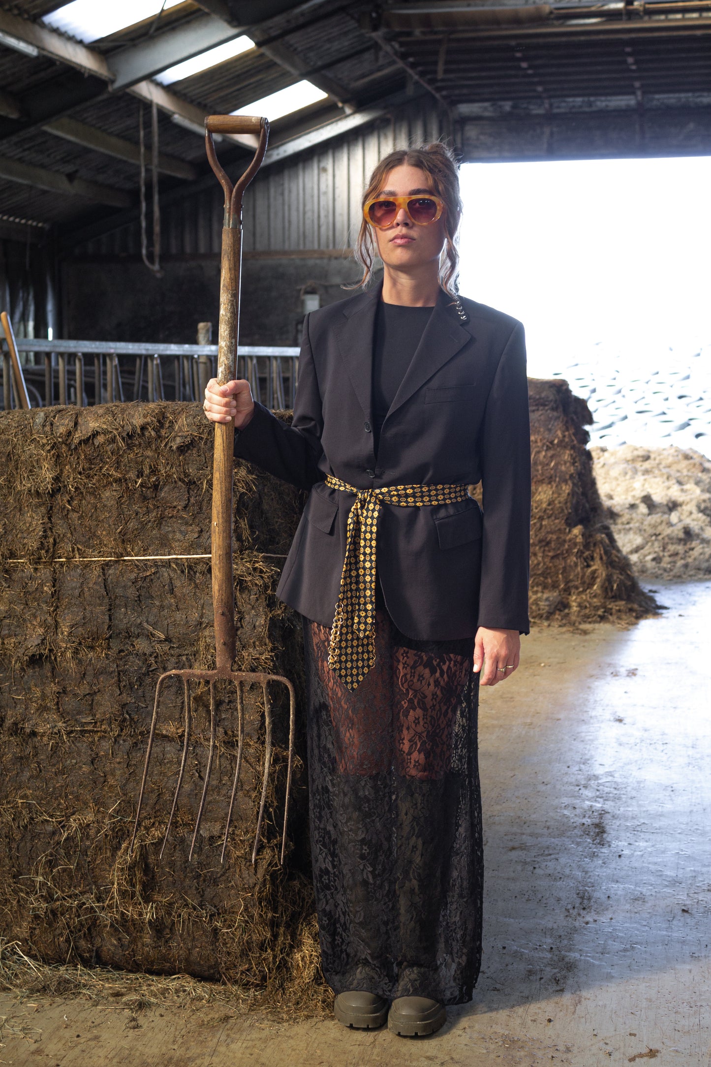 Vintage Blazer Black Metal